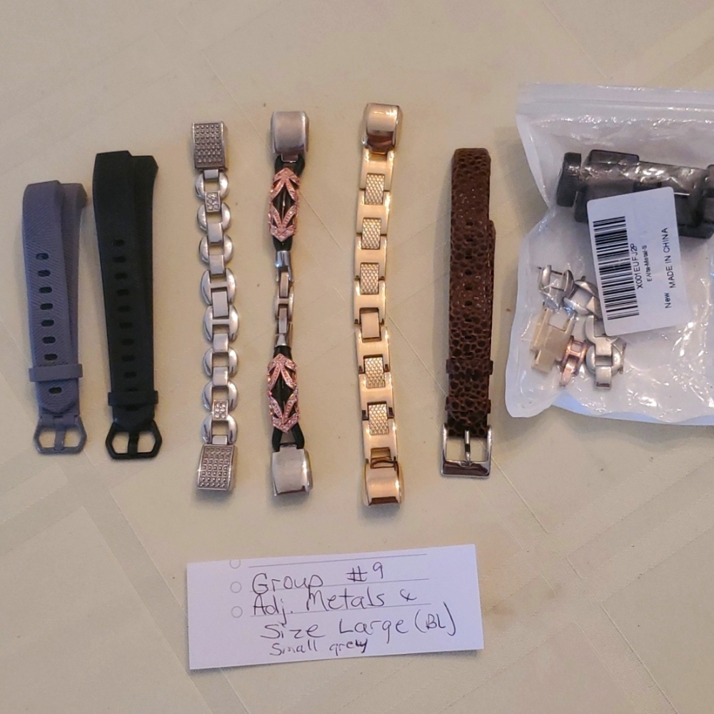 Fitbit Ulta & Ulta HR bands. Adjustable, small and large